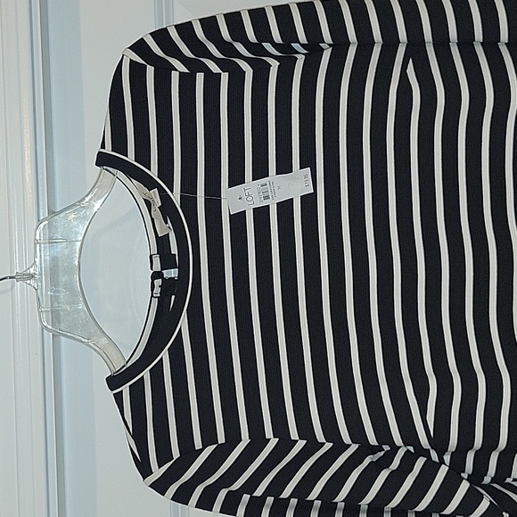 LOFT Women's Striped Knit Dress - Picture 2 of 7